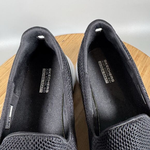 S Skechers Womens Go Walk 5 15901W Black Running Shoes‎ Sneakers Size 9 - Picture 7 of 8